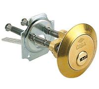 Cilindro da Applicare Tondo Cisa Art. 0A510.00 Antitrapano finitura Ottone Lucido