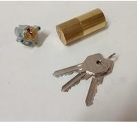 CILINDRO DA APPLICARE TONDO IN OTTONE PER SERRATURE 11671/11761/11771 CISA 02145