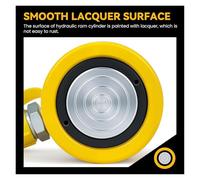 Cilindro del martinetto idraulico da 20 tonnellate e pompa idraulica manuale CP-180 Tipo corto Rame Porta Power con corsa da 2"(20 ton jack+manual pump)