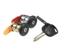 Cilindro Della Serratura Della Porta Set Completo Con 2 Chiavi Compatibile Con Ford Per Ka Per Escort Per Fiesta Per Courier 1995-2008 7177664516 Cilindretto di accensione