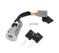 cilindro della serratura dell'accensione e chiave Interruttore di avviamento dello sterzo del cilindro di blocco dell'accensione con 2 chiavi compatibile con/adatto for Peugeot 306 1993-2002 Serratura