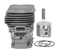 Cilindro di ricambio cromato e set pistone per motosega MS291 per mantenere lo spostamento e il rapporto di compressione delle scorte