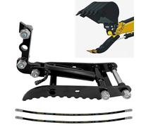 Cilindro Di Serraggio Idraulico Per Miniescavatore Da 25 Mm/0,98 Pollici, Compatibile Con Accessori Per Miniescavatori Inferiori A 3 Tonnellate, Morsetto Idraulico Per Miniescavatore A Tre Fori