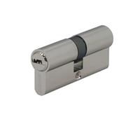Cilindro di sicurezza 35x35 mm/13,5 camma corta nichelato con 5 chiavi