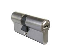 Cilindro di Sicurezza cromato con Chiave da Cantiere IBFM 2306 40 + 80 MM 120 con 5 chiavi padronali