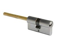 Cilindro di Sicurezza cromato con Chiave da Cantiere IBFM 2306 40 + 90 MM 130 con 5 chiavi padronali
