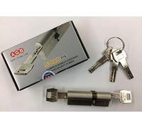 Cilindro di sicurezza europeo AGB serie 5000 PS :doppia funzione,il cilindro funziona anche con le chiavi inserite su i lati.- Antibumping - 5 chiavi Lunghezza del cilindro 90 mm. (35-10-45)