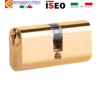 Cilindro Di Sicurezza Ovale ISEO 8300 Ottone Con 3 Chiavi Lunghezza 54-60 mm