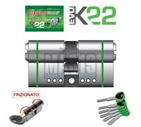 CILINDRO DI SICUREZZA SECUREMME K22 3 CHIAVI VERSIONE KA