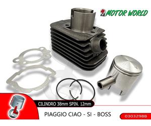 CILINDRO DIAMETRO 38,4 SPINOTTO 12 PIAGGIO SI CIAO CBA BRAVO BOXER BOSS