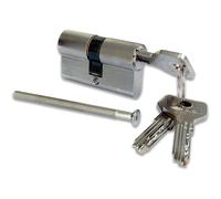 Cilindro doppio asix nichelato cisa 0E300-29-0-12 mm 90 45X45