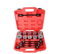 cilindro e boccole Kit di 27 pezzi manicotti universali per presse e tiri, set strumenti l'inserimento la rimozione dei cuscinetti, adatto veicoli Utensile per Cuscinetti e Boccole Estrattore