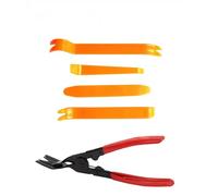 cilindro e boccole Kit di 4 strumenti portatili per la rimozione dei pannelli delle auto, estrattore per chiodi,audio, porta, installazione manuale del cruscotto Strumento di Rimozione della(E)