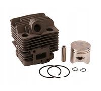 Cilindro e pistone da 34 mm compatibili con decespugliatore Einhell Fuxtec Greencut Florabest da 26 cc