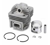Cilindro e pistone decespugliatore trivella 52 cc con fasce e spinotto 44 mm N18