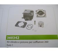 CILINDRO E PISTONE PER SOFFIATORE 260 EURO1 TIPO CINESE DIAMETRO 34MM
