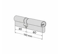 cilindro europeo cisa alta sicurezza per serratura porta blindata 5 chiavi
