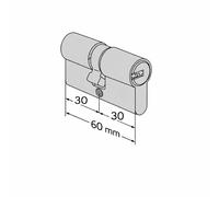 cilindro europeo cisa alta sicurezza per serratura porta blindata 5 chiavi