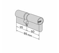 cilindro europeo cisa alta sicurezza per serratura porta blindata 5 chiavi
