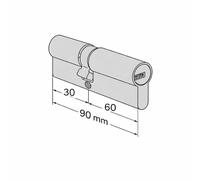 cilindro europeo cisa alta sicurezza per serratura porta blindata 5 chiavi