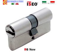 Cilindro Europeo Sagomato Nichelato ISEO R6 8809 Con 3 Chiavi VARIE MISURE