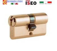 Cilindro Europeo Sagomato Sicurezza ISEO 8209 Ottone 3 Chiavi Lunghezza 56-80 mm