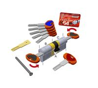 CILINDRO EUROPEO SECUREMME CHIAVE-CHIAVE FRIZIONATO EVOK64 TOP MODULARE 1+5 CH