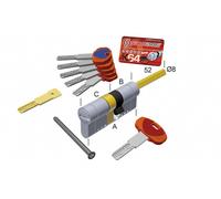 CILINDRO EUROPEO SECUREMME CHIAVE-CODOLO RASATO EVO K64 TOP MODULARE 1+5 CHIAVI