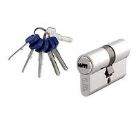 Cilindro europeo VI.TEL. mm 60 (27+33) con 5 chiavi piatte + chiave da cantiere cromsat