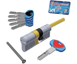 CILINDRO EVOK1 CODOLO30-CHIAVE 40 MM CROMO SAT 1+5 CHIAVI 0K11