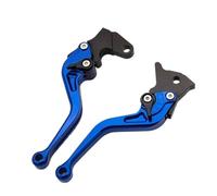 Cilindro Freno Anteriore Moto Leva freno frizione moto regolabile / adatta for Aprilia RS4 125 2011-2017 Leve freno a tamburo anteriore posteriore in alluminio CNC Leve freno frizione pieghevoli(Blue