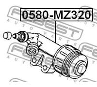 FEBEST 0580-MZ320 Cilindro secondario, frizione