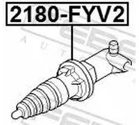 Cilindro frizione 2180-FYV2 FEBEST per FORD RANGER TRANSIT Autobus