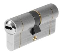Yale Cilindro Europeo di Sicurezza per Serratura Y2S0KD3232F0000 Nichelato, 32/32 mm, Doppio, Frizionato, 5 Chiavi