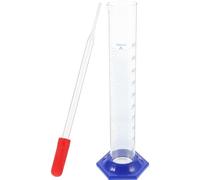 Cilindro Graduato in Vetro 500ml Set da 2 Pezzi per Laboratorio Stili multipli