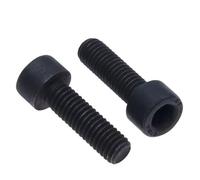 Cilindro Hex Tappo La Testa Viti M5x20 (Quantità da 10) Grado D'acciaio 10.9 Esagono Presa Chiave a Brugola Bulloni Elementi di Fissaggio del Filo Cilindrica DIN912 Nero (5mm x 20mm)