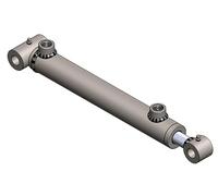 Cilindro idraulico a doppia azione con boccole trasversali, diverse varianti (32/20, 150 mm)