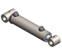 Cilindro idraulico a doppia azione con boccole trasversali, diverse varianti (50/30, 800 mm)