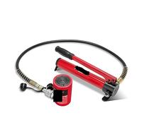 Cilindro idraulico di tipo corto da 20 tonnellate, corsa del martinetto idraulico da 50 mm con pompa idraulica Design umanizzato(CP-180 with gauge)