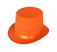 Cilindro in feltro di lana per uomo e donna, unisex, asimmetrico, cappello da melone, copricapo, carnevale, Halloween, costume da cocktail, mago, performing jazz, cappello Magic Hat