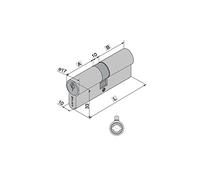 CILINDRO INF.YALE 22-22-54 600.22.22 WELKA [WELKA ]