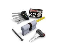 Cilindro sagom. prof. europeo "k2" codolo 1+5 chiavi 0ck2 serie 3200-q - mm.30x4