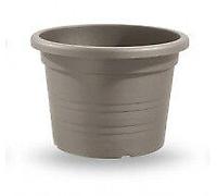 CILINDRO LISCIO VASO in PLASTICA Ø 80x57xh56cm 168 Lt GIARDINO PIANTE AGRUMI