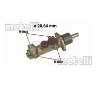 Cilindro Maestro Del Freno Metelli 05-0300 per Alfa Romeo Lancia