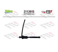 Cilindro maestro, frizione VALEO 2113615