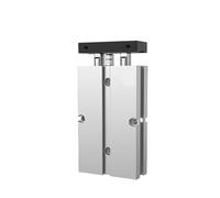 Cilindro magnetico da 1 pezzo, utensile pneumatico a doppio stelo, cilindro a spinta grande a doppio stelo a due assi, alesaggio 32-40 mm(32x60mm)