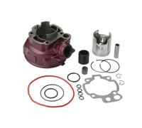 Cilindro Moto 49 Millimetri 90cc Big Bore Kit Cilindro E Testa Per Competiton Per Enduro Per Derapage Per SM 50cc LC 2T AM6 Per Minarelli Pistone