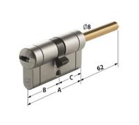 CILINDRO MOTTURA C28 PLUS C/CODOLO REG. PER POMOLO