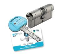 CILINDRO MOTTURA C28 PLUS (NEW) - A 82 - B 31 - C 51 mm. | 3 Chiavi, Non Frizionato