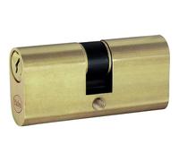 Cilindro ovale, con 3 chiavi. Lunghezza 54 mm Misura 22 + 22 Art. 09010 - Yale